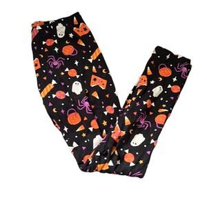5 for $20 Cat & Jack Halloween Pattern Black Leggings